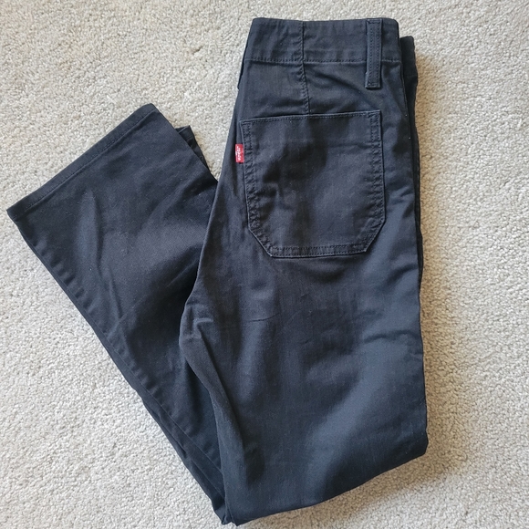 Levi's Pants - Levi's High Rise Straight Leg Chino Pants Size 27 Black